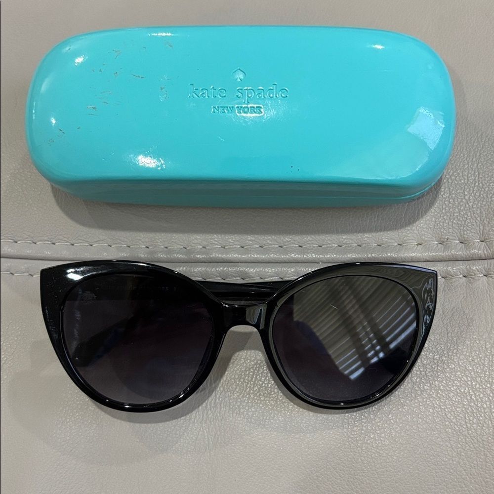 Kate Spade New York Samantha/S 8079O Black Cat Eye Sunglasses.